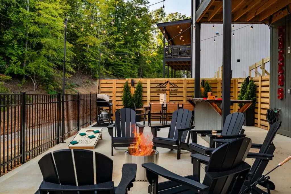 The Fourth Story — Patio, Fire Pit & Outdoor Bar