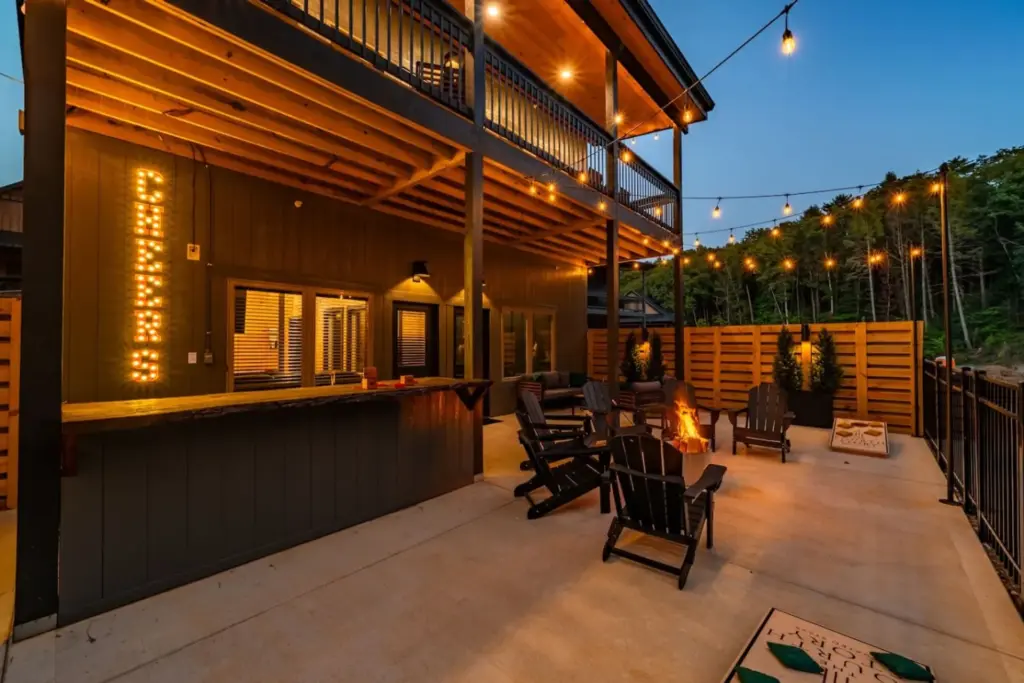 The Fourth Story — Patio, Fire Pit & Outdoor Bar