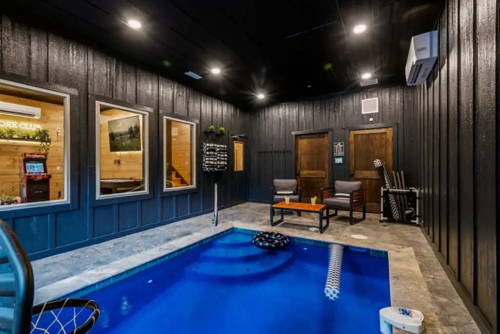 Heated indoor pool