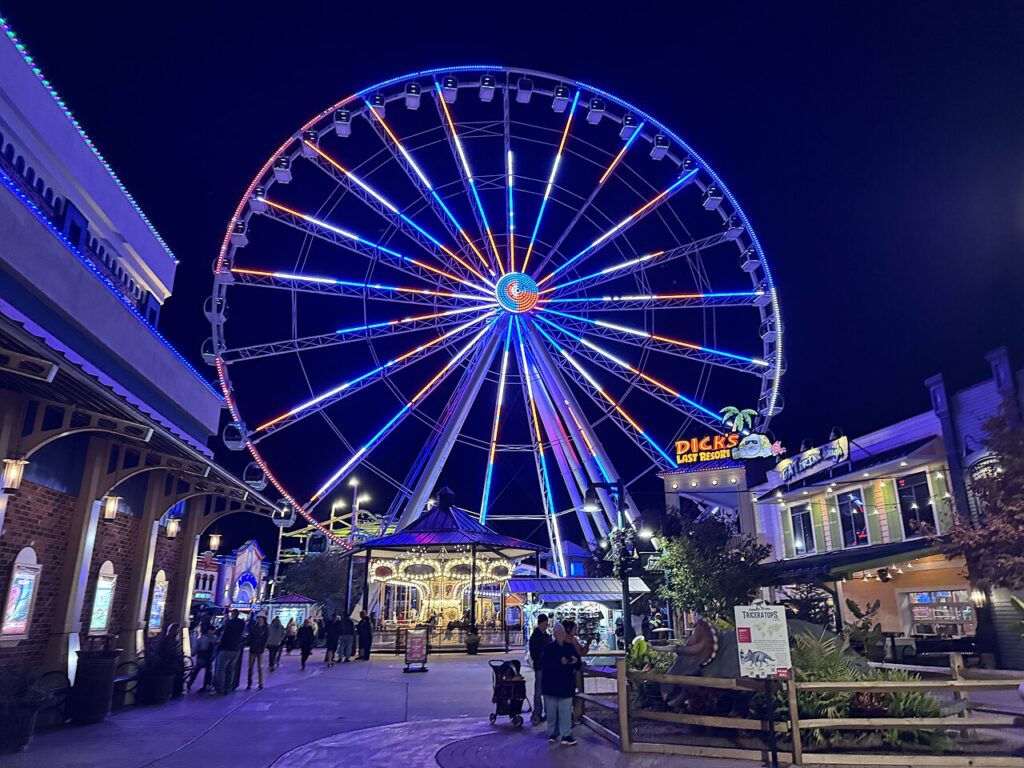 The Great Smoky Mountain Wheel at The Island in Pigeon Forge